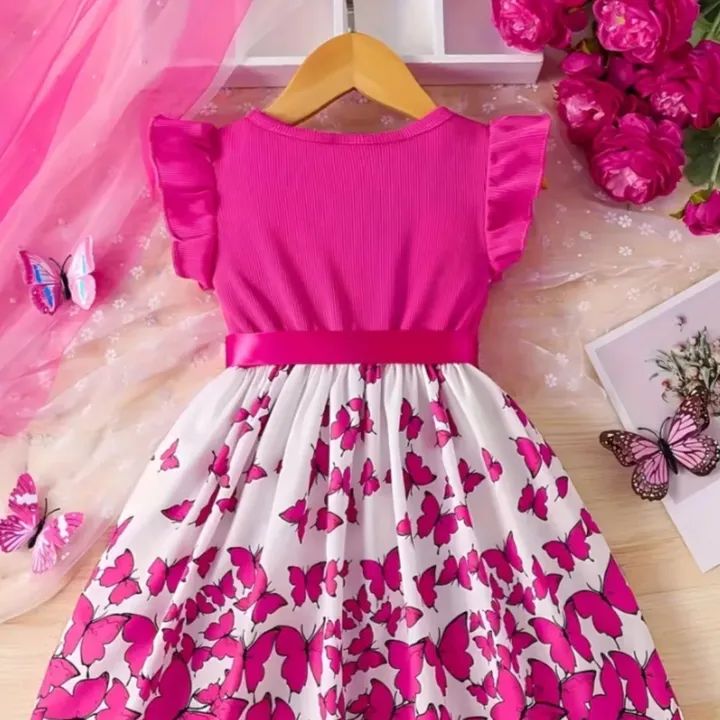 Butterfly Blossom Girls Dress 🦋💖