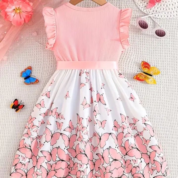 Pink Butterfly Princess Frock 🦋💖