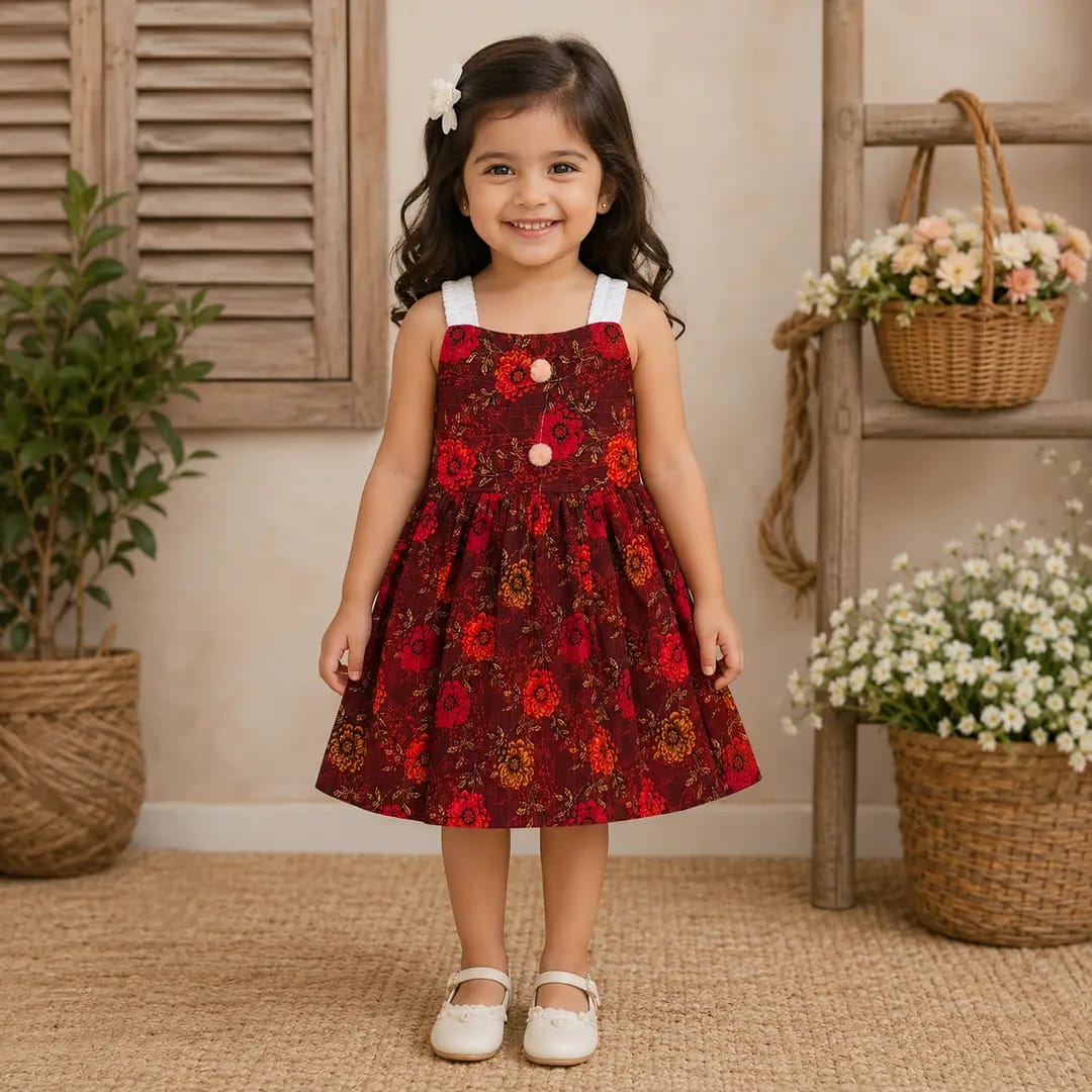 Floral Bloom Girls Dress Set