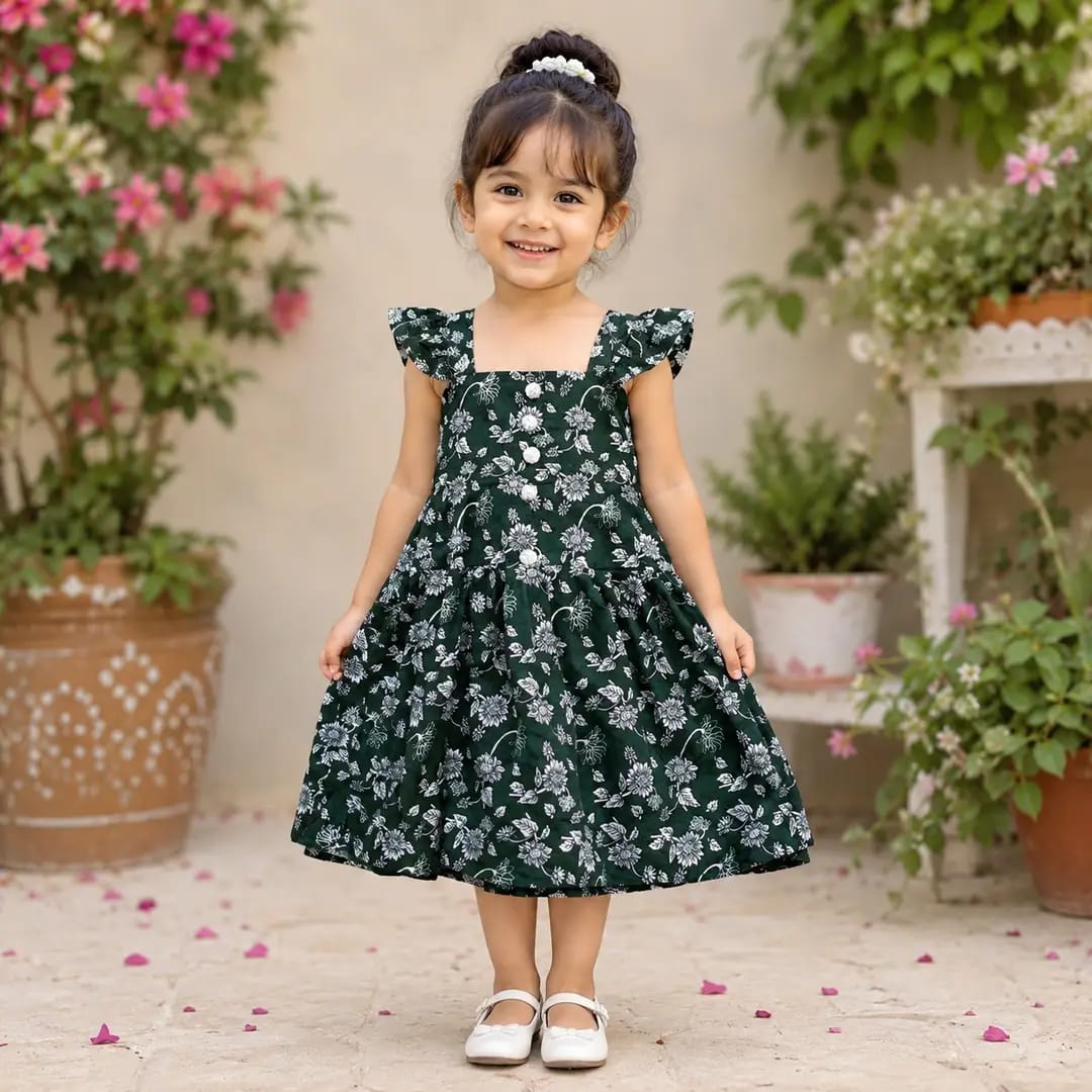 Emerald Bloom Frock