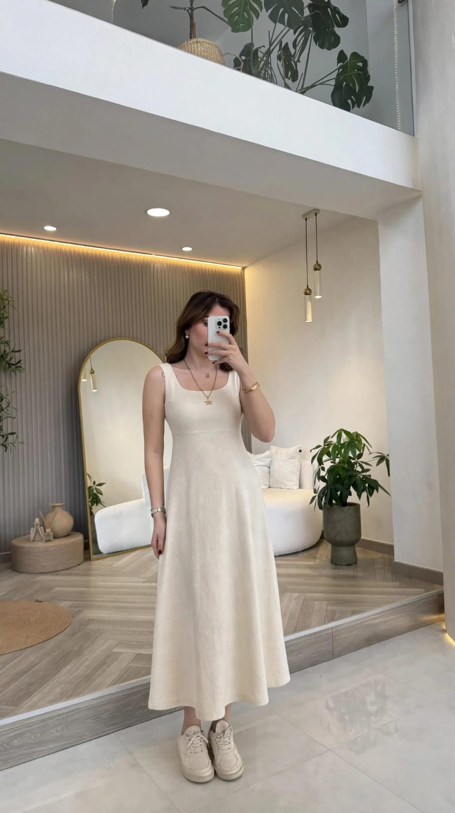 2-in-1 Elegant Layered Flare Maxi Dress