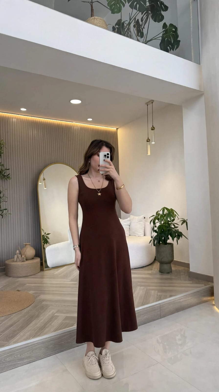 2-in-1 Elegant Layered Flare Maxi Dress